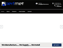 Tablet Screenshot of perfmet.com.au